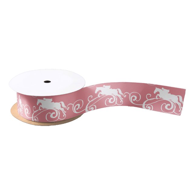English Equestrian Flourish Satin Ribbon (Spool)