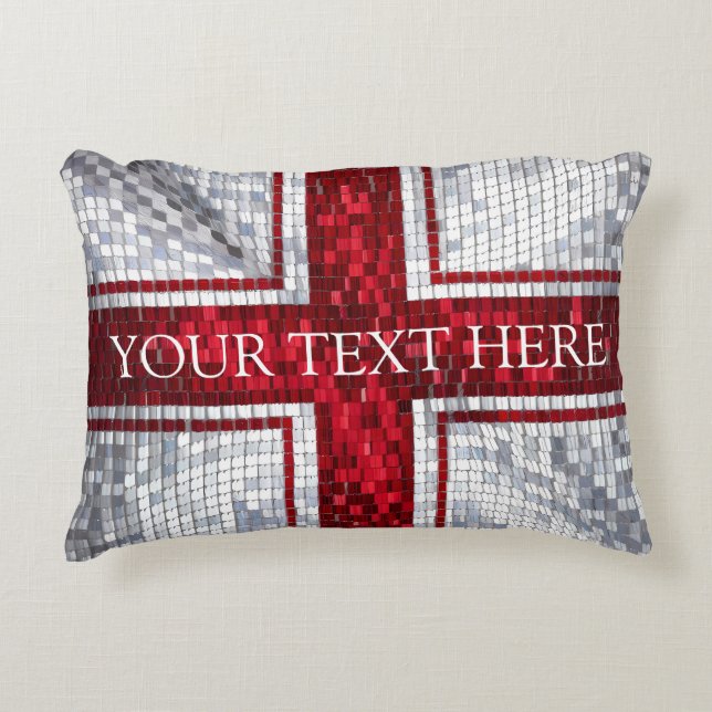 ENGLISH FLAG ACCENT PILLOW (Front)