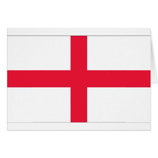 English Flag Cards (Front Horizontal)