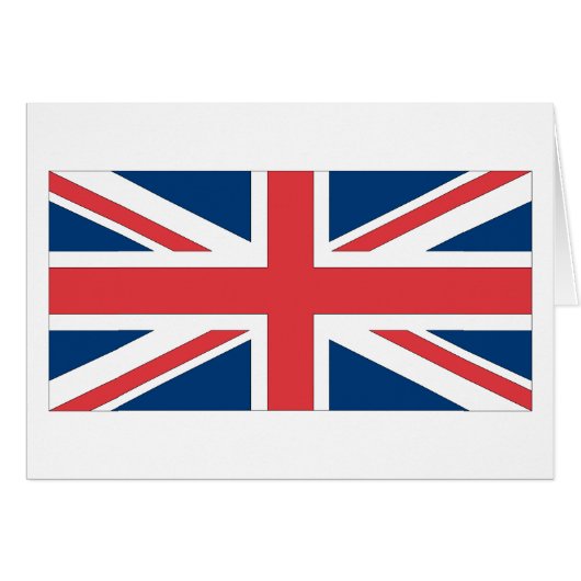 English Flag Cards (Front Horizontal)