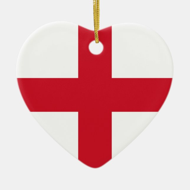 English flag ceramic ornament (Front)