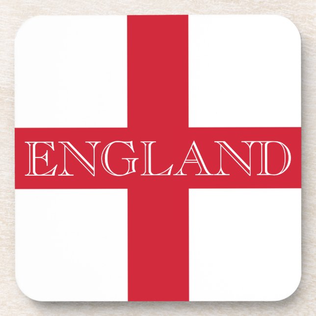 English Flag England coastercnt Beverage Coaster (Front)