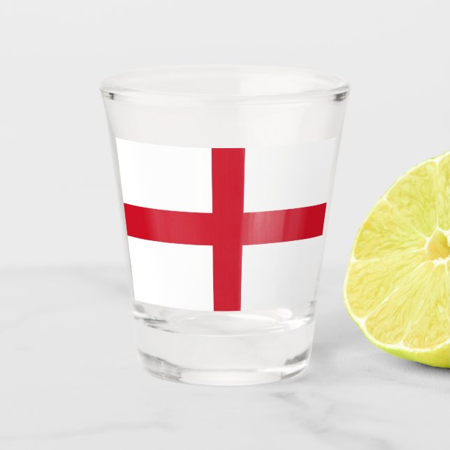 English Flag (England) Shot Glass (Front)