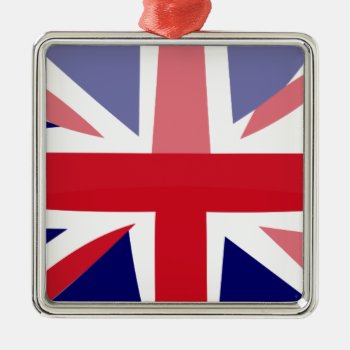 English Flag Metal Ornament by ARTBRASIL at Zazzle