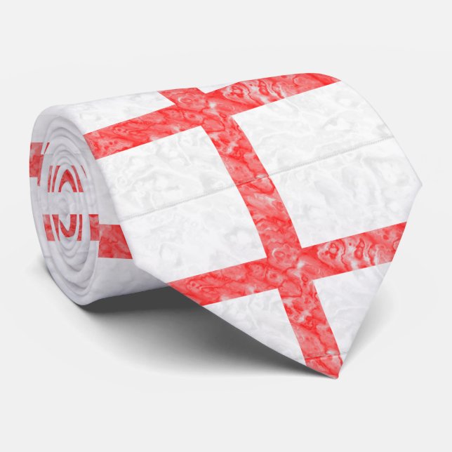 English Flag Neck Tie (Rolled)