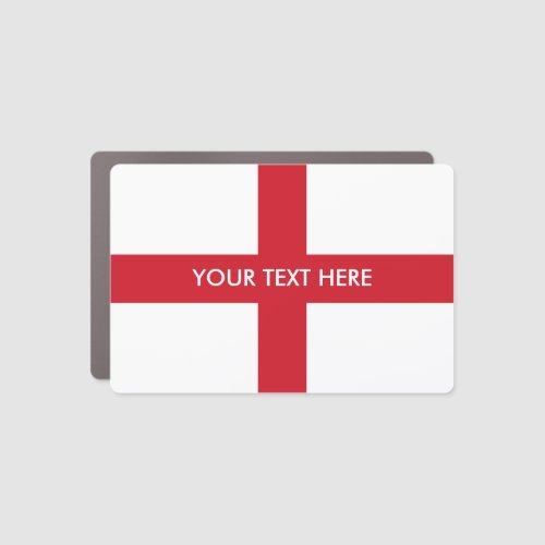 English flag of England custom flexible Car Magnet