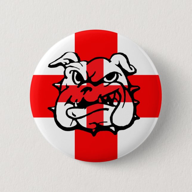 English flag pinback button (Front)