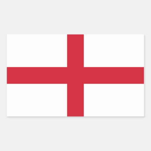 English flag rectangular sticker