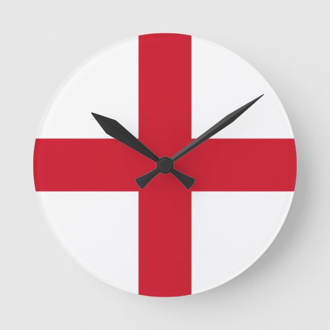 English flag round clock (Front)