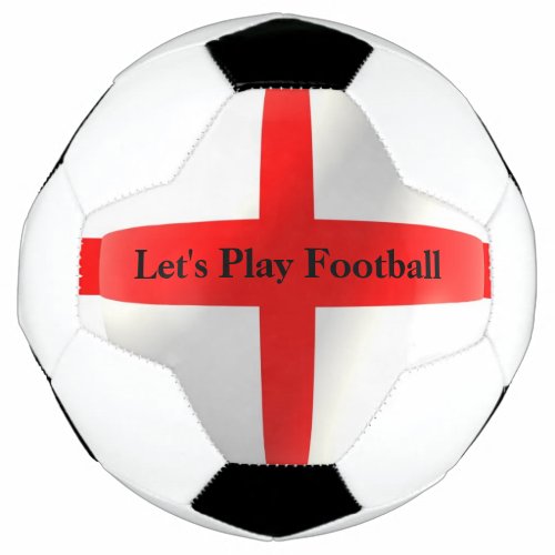 English Flag Soccer Ball