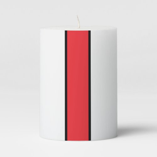 English Football Support Pillar Candle