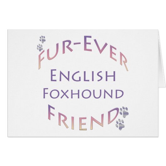 English Foxhound Furever (Front Horizontal)