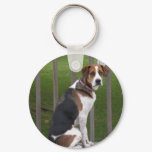 English Foxhound Keychain