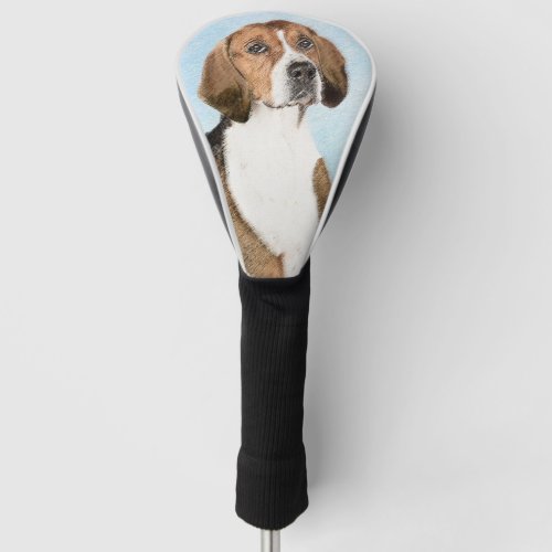 English Foxhound Painting _ Cute Original Dog Art Golf Head Cover