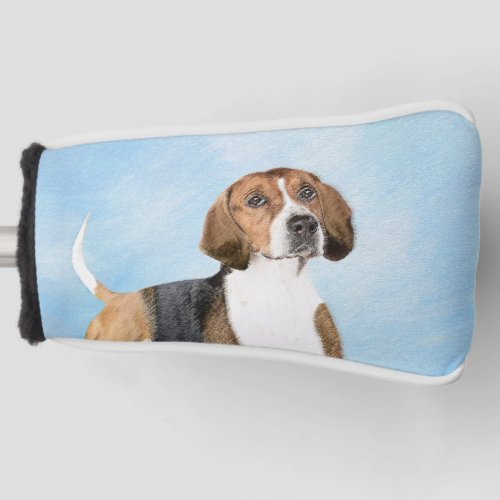 English Foxhound Painting _ Cute Original Dog Art Golf Head Cover