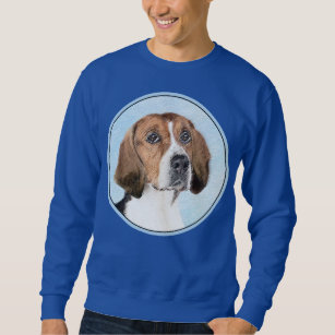 English Foxhound Painting - Cute Original Dog Art Sweatshirt
