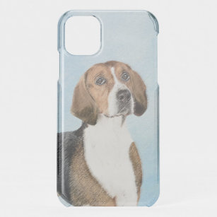 English Foxhound Painting - Cute Original Dog Art iPhone 11 Case