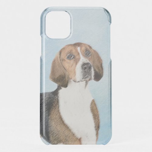 English Foxhound Painting _ Cute Original Dog Art iPhone 11 Case