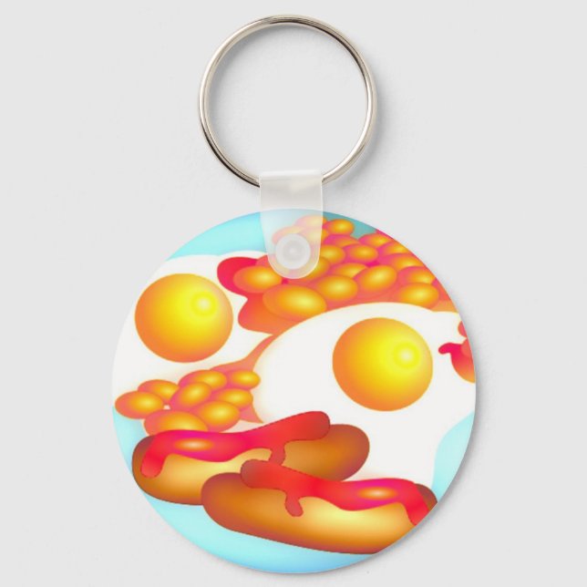 English Fry-up Keychain (Front)