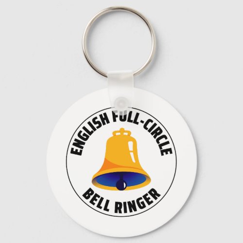 English Full Circle Bell Ringer Ringing Collector Keychain