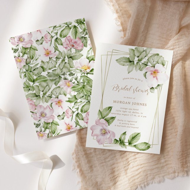 English Garden Floral Bridal Shower Invite (Creator Uploaded)