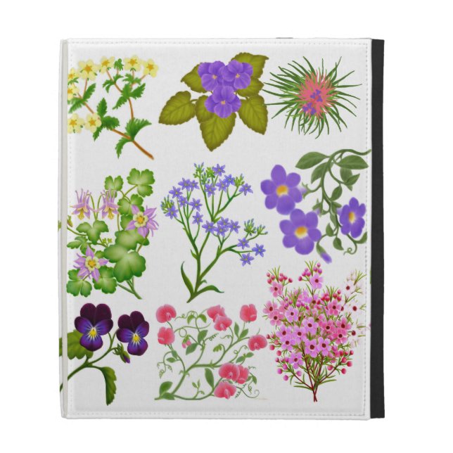 English Garden Floral Study iPad Case (Front)