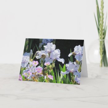 English Garden Florals Greeting Card by Koobear at Zazzle