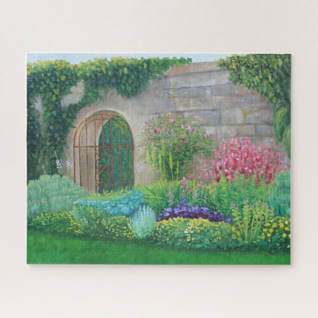 English Garden Gate Puzzle (Horizontal)