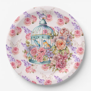 English Garden Paper Plates