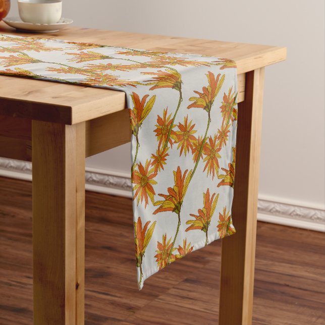 English Garden Pattern Table Runner (In Situ)