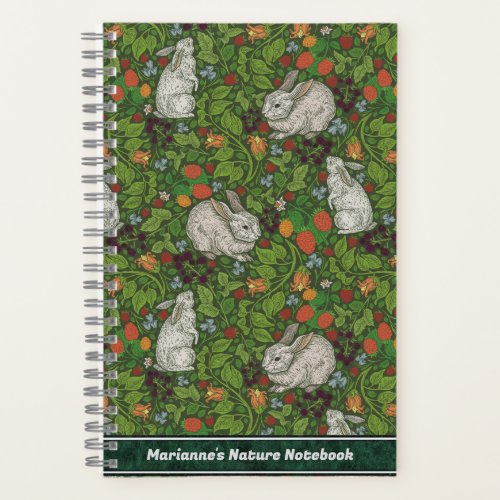 English Garden Rabbits Notebook