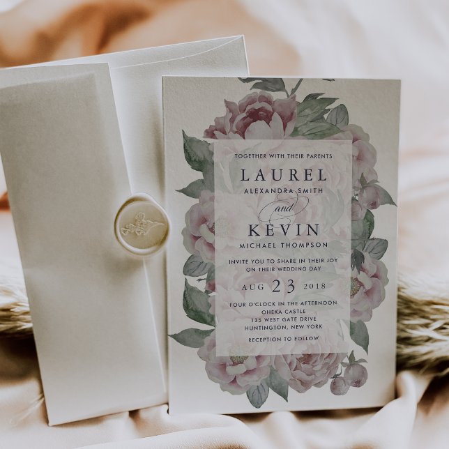 English Garden Wedding Invitation (Creator Uploaded)