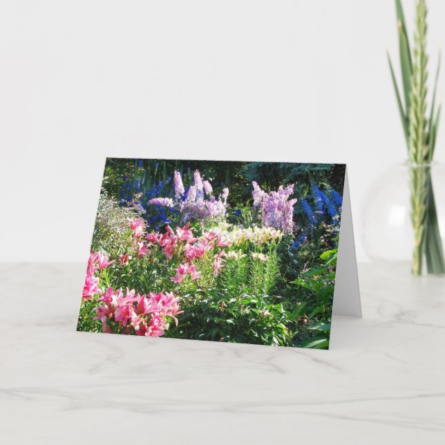 English Gardens Greeting Card (Front)