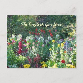 English Garden's Postcard by Koobear at Zazzle
