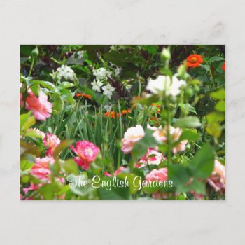English Garden's Postcard by Koobear at Zazzle