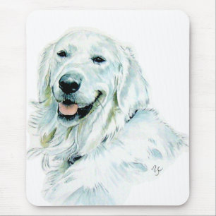 English Golden Retriever Mouse Pad