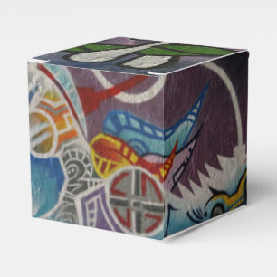 English graffiti, London, UK Favor Boxes