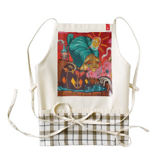English graffiti, London, UK Zazzle HEART Apron