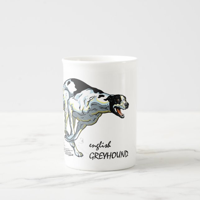 english greyhound bone china mug (Front)