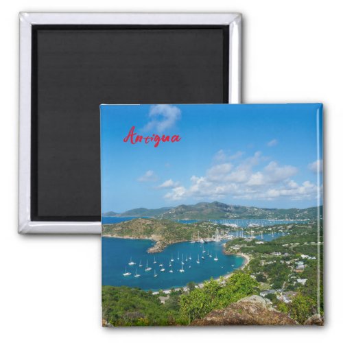 English Harbor Antigua Travel Souvenir Magnet