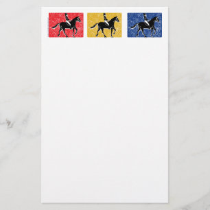 English Horse and Rider Stationery