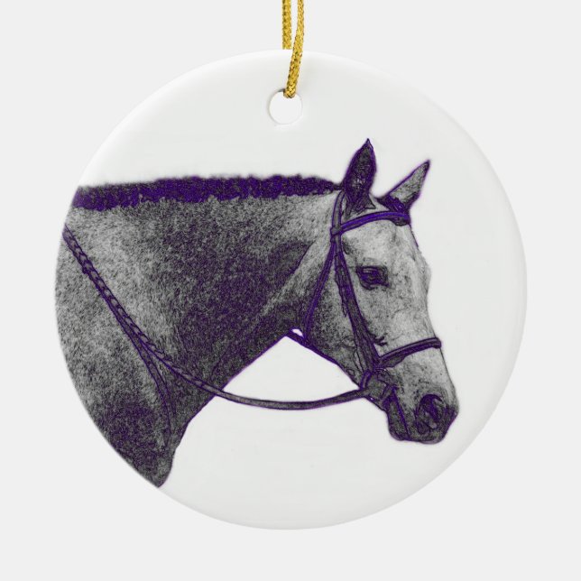 English Horse ornament (Front)