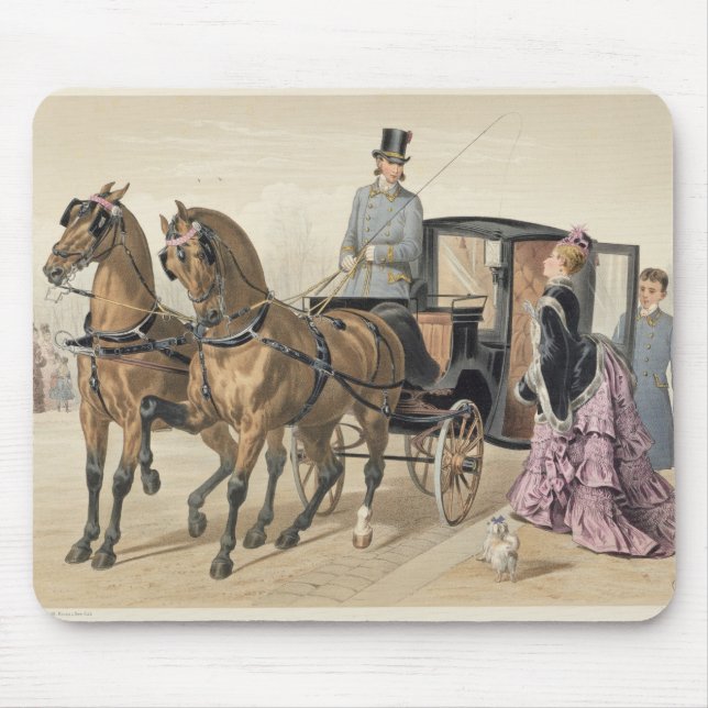 English Horses Mouse Pad (Front)