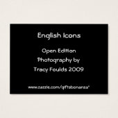 English Icons ACEO (Back)