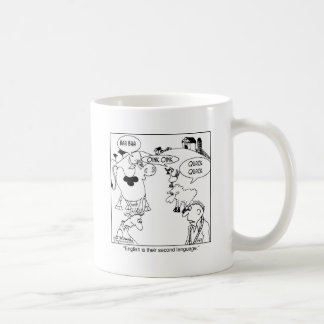 English is Farm Animals 2nd Language Coffee Mug