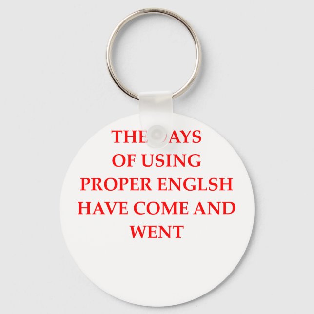 ENGLISH KEYCHAIN (Front)