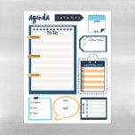 English Language Daily Agenda / Planner / Vocab Magnetic Dry Erase Sheet<br><div class="desc">Write out your daily agenda,  appointments,  meetings and other important activities,  food vocabulary / meal planning,  shopping list,  reminders. It can easily be used to practice a variety of tenses. Perfect for students,  teachers,  adult learners,  bilingual families,  and homeschoolers.</div>