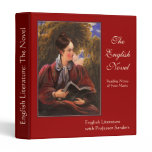 English Literary Lady Vintage Literature Studies Binder