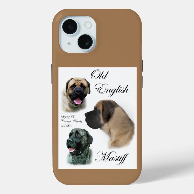English Mastiff Art Case-Mate iPhone Case (Back)