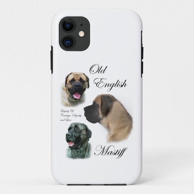 English Mastiff Art Case-Mate iPhone Case (Back)
